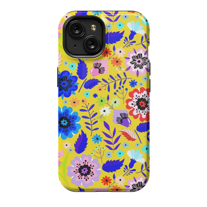 iPhone 15 StrongFit beautiful flowers party for summer by ArtsCase