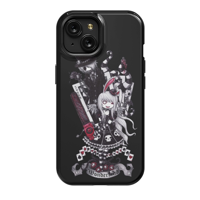 iPhone 15 StrongFit alice in wonderland by haroulita