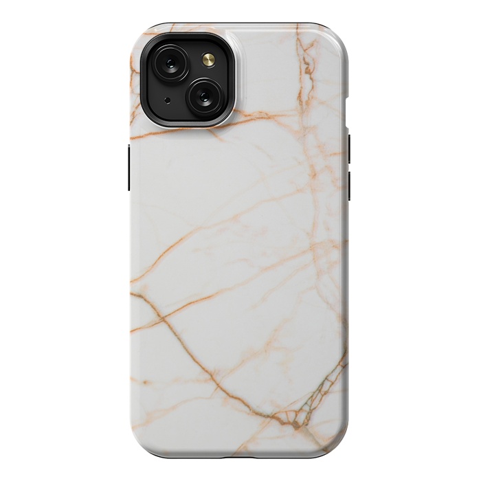 iPhone 15 Plus StrongFit Gold marble by Winston