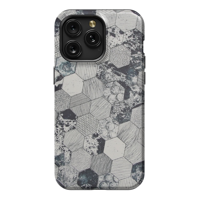 iPhone 15 Pro Max StrongFit Hexagonal by Winston