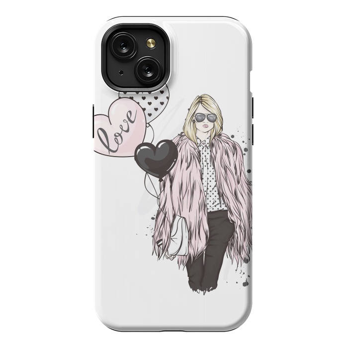 iPhone 15 Plus StrongFit Fashion Woman in Love by ArtsCase