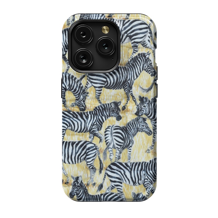 iPhone 15 Pro StrongFit Zebras by Winston