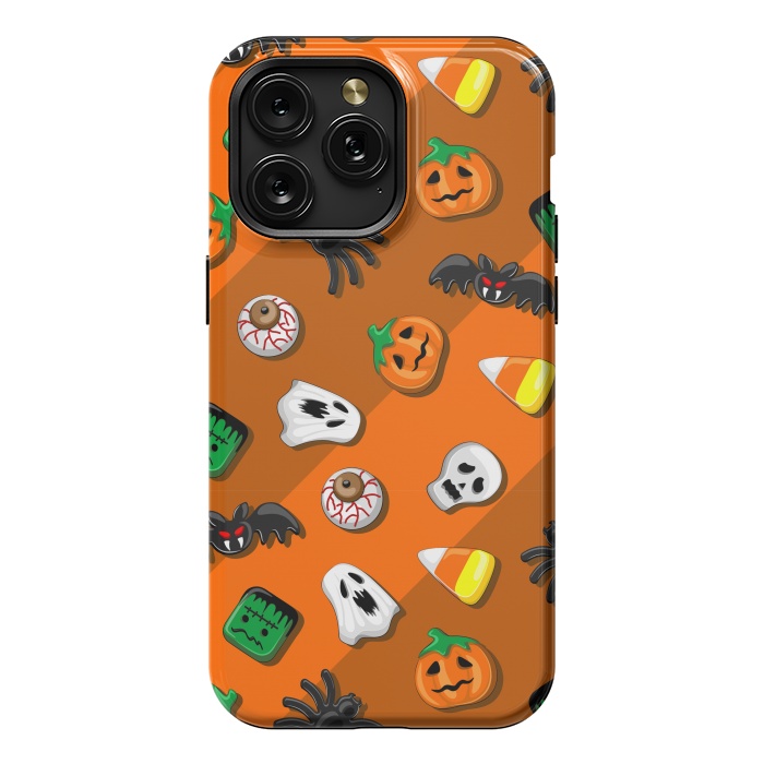 iPhone 15 Pro Max StrongFit Halloween Spooky Candies Party by BluedarkArt