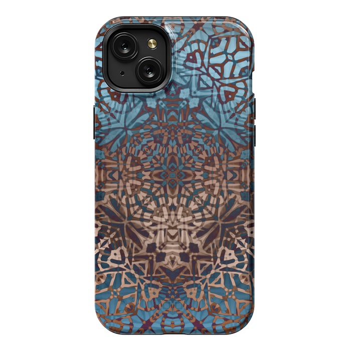 iPhone 15 Plus StrongFit Ethnic Tribal Pattern G329 by Medusa GraphicArt