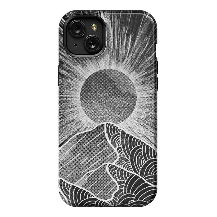 iPhone 15 Plus StrongFit As a sun burst by Steve Wade (Swade)