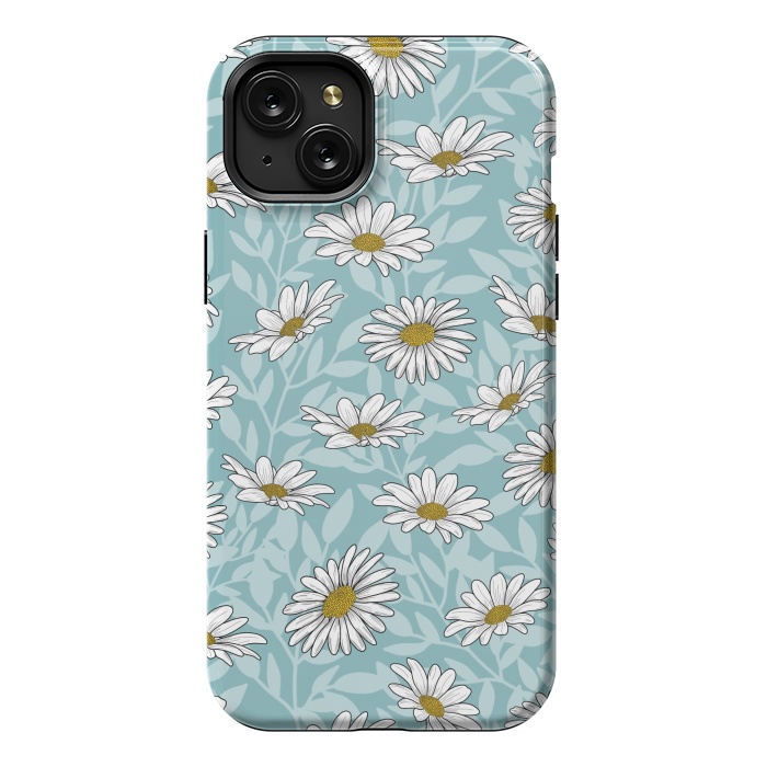 iPhone 15 Plus StrongFit Daisy pattern by Jms