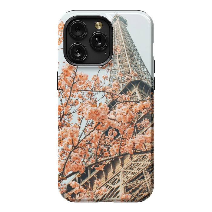 iPhone 15 Pro Max StrongFit Paris in Spring | Travel Photography Eifel Tower | Wonder Building Architecture Love by Uma Prabhakar Gokhale