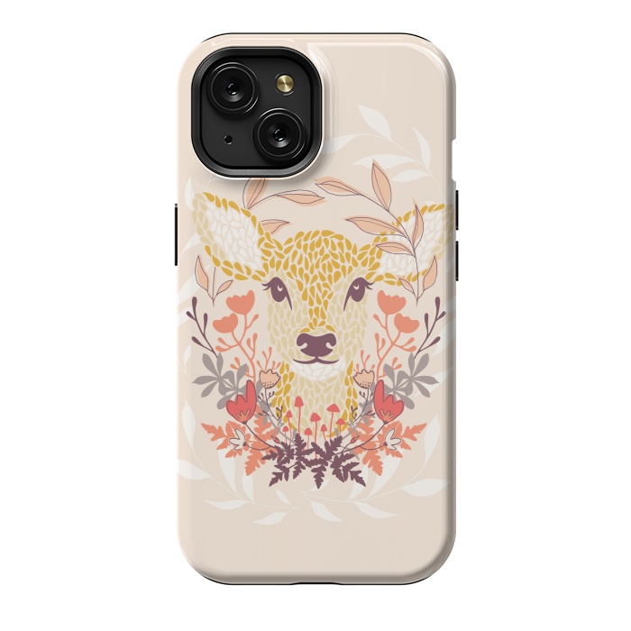 iPhone 15 StrongFit Oh Deer by Melissa Lee