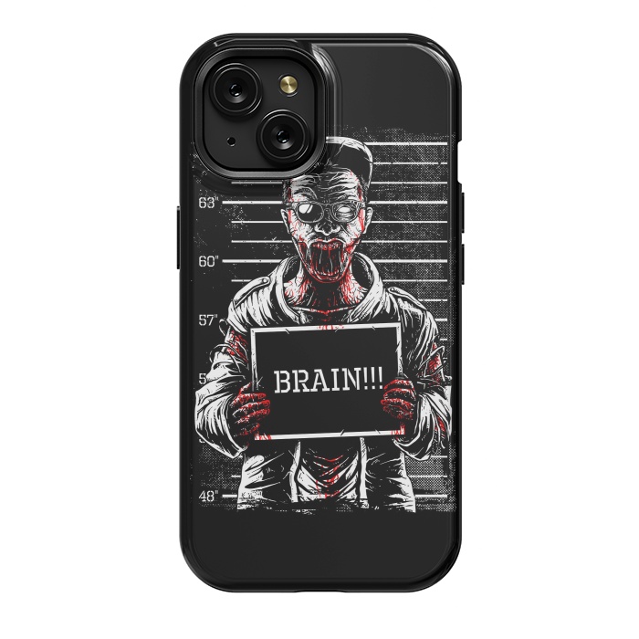 iPhone 15 StrongFit Zombie Mugshot by Afif Quilimo