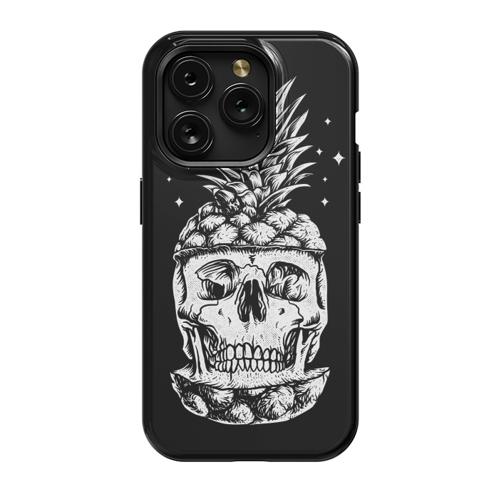 iPhone 15 Pro StrongFit Skull Pineapple by Afif Quilimo