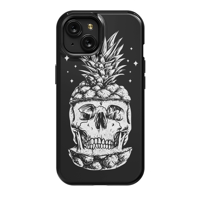 iPhone 15 StrongFit Skull Pineapple by Afif Quilimo