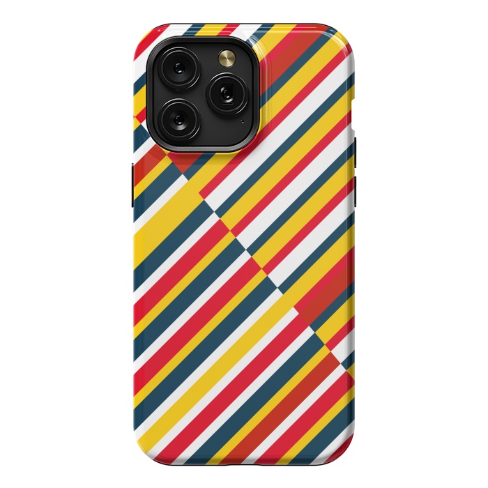 iPhone 15 Pro Max StrongFit Bohemian Striped by TMSarts