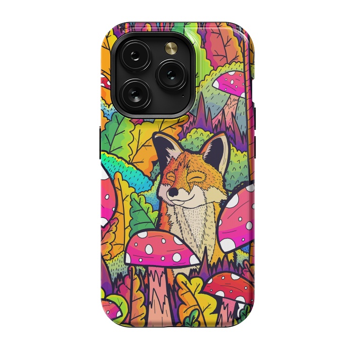 iPhone 15 Pro StrongFit The happy little fox by Steve Wade (Swade)