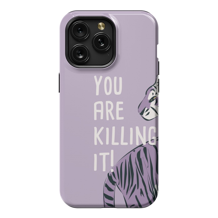 iPhone 15 Pro Max StrongFit You are killing it, purple by Jelena Obradovic