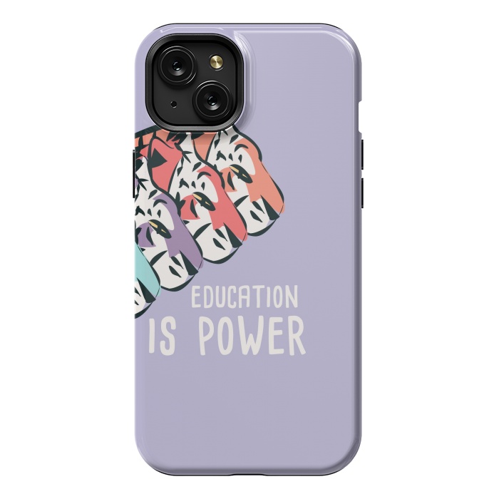 iPhone 15 Plus StrongFit Education is power, tigers by Jelena Obradovic