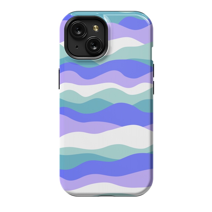iPhone 15 StrongFit Blue waves by Martina