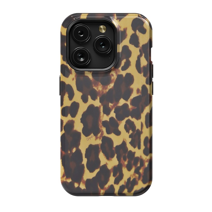iPhone 15 Pro StrongFit Exotic-ReAL LeOparD by ''CVogiatzi.
