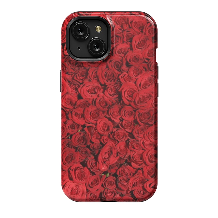 iPhone 15 StrongFit Red Roses by Winston