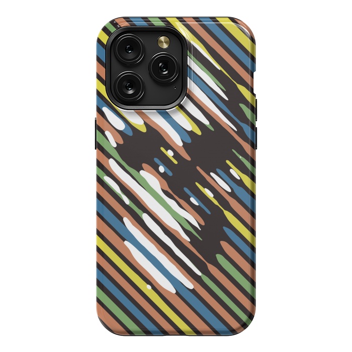 iPhone 15 Pro Max StrongFit Stripe Skull by Ali Gulec