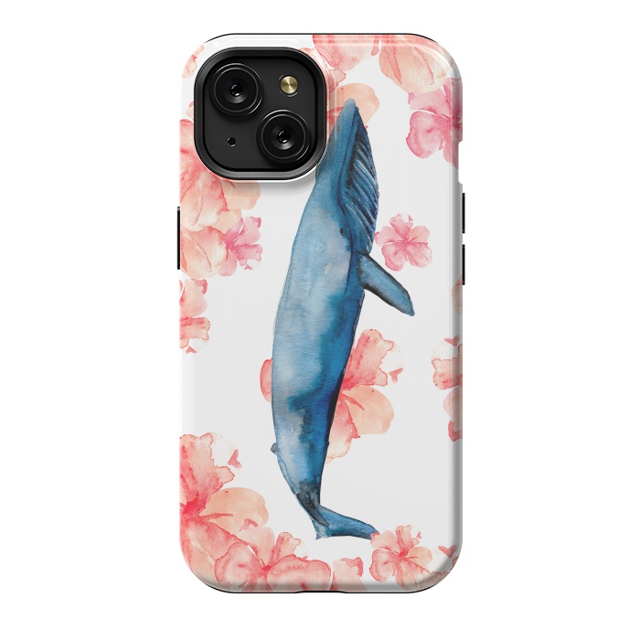 iPhone 15 StrongFit Floral Sea by Amaya Brydon
