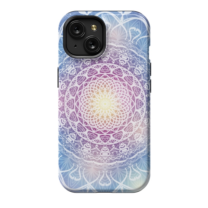 iPhone 15 StrongFit Abstract Mandala Design by ArtsCase