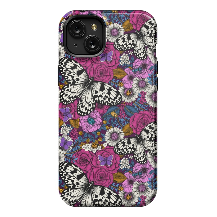 iPhone 15 Plus StrongFit A colorful garden II by Katerina Kirilova