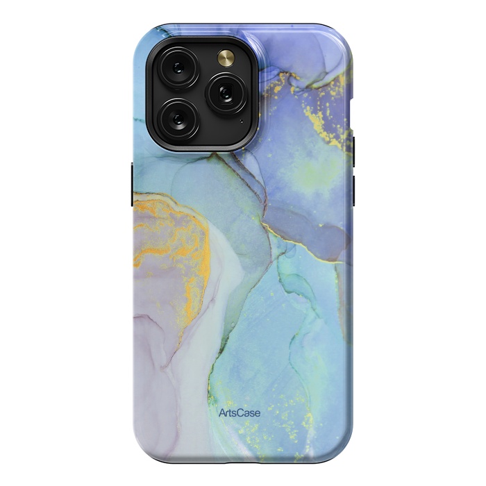 iPhone 15 Pro Max StrongFit Ink Paint Abstract Marble by ArtsCase