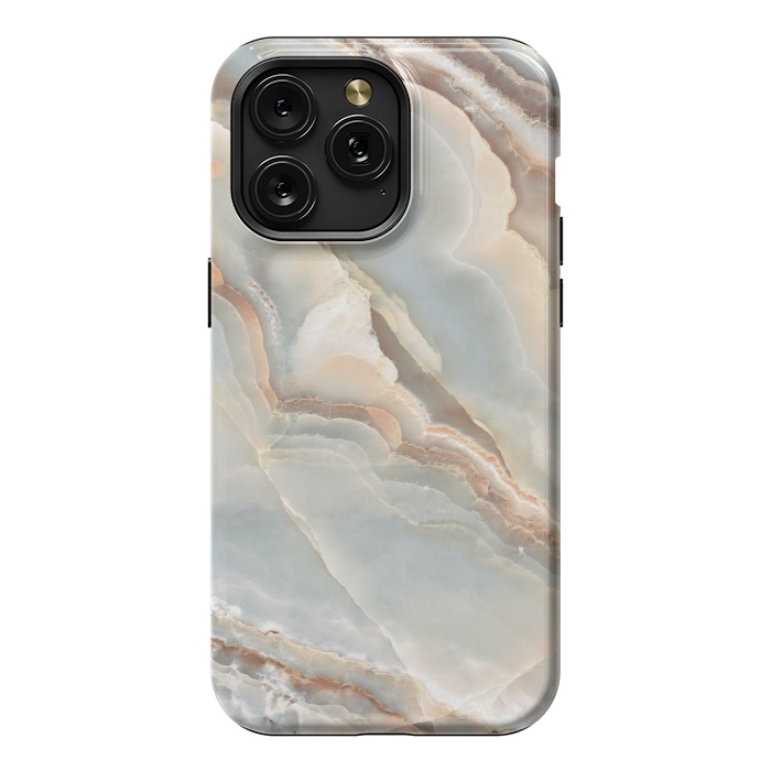 iPhone 15 Pro Max StrongFit Onyx Marble Design by ArtsCase