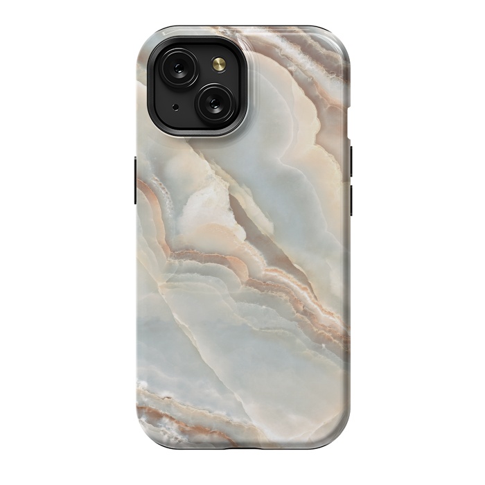 iPhone 15 StrongFit Onyx Marble Design by ArtsCase