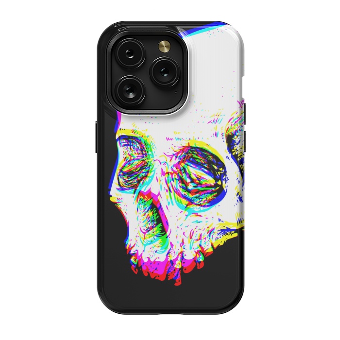 iPhone 15 Pro StrongFit Skull Glitch by Afif Quilimo
