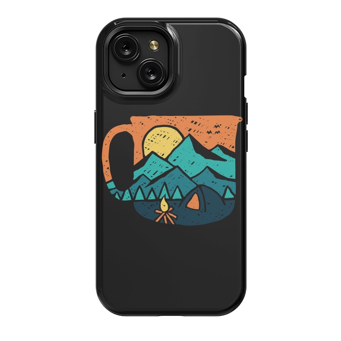 iPhone 15 StrongFit Coffee and Adventure by Afif Quilimo