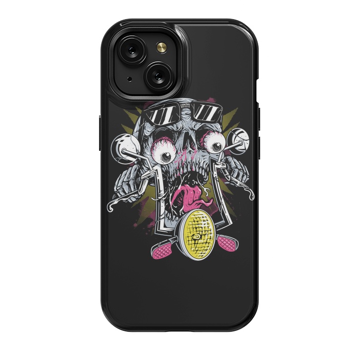 iPhone 15 StrongFit Skull Biker 3 by Afif Quilimo
