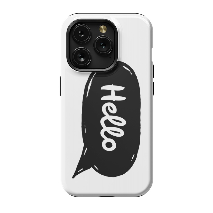iPhone 15 Pro StrongFit Hello by Laura Nagel