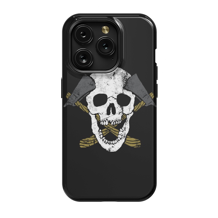 iPhone 15 Pro StrongFit Skull Axe by Afif Quilimo