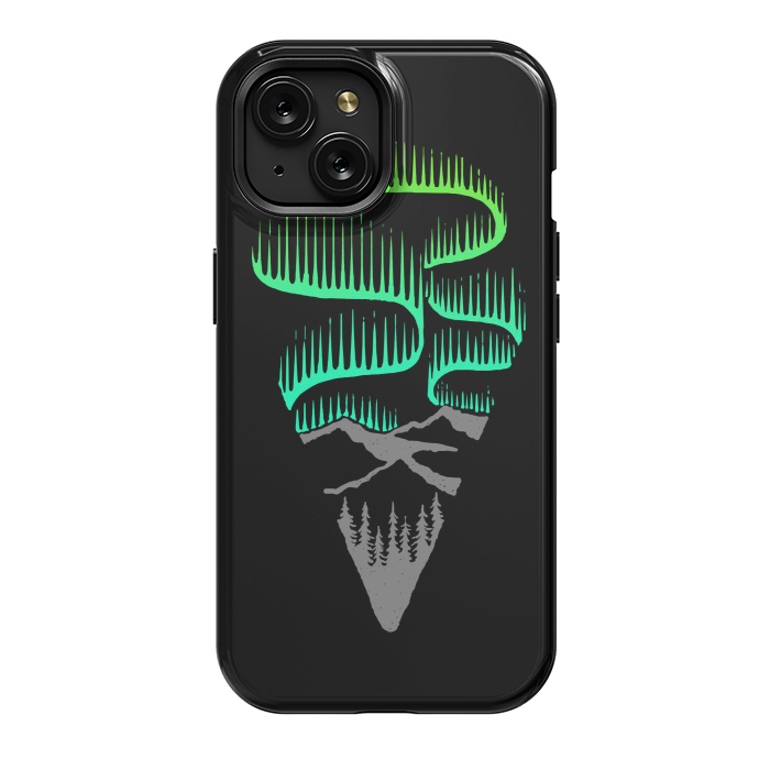 iPhone 15 StrongFit Aurora Borealis by Afif Quilimo