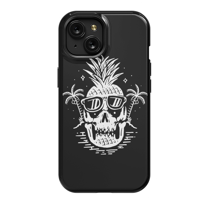 iPhone 15 StrongFit Skull Pineapple 2 by Afif Quilimo