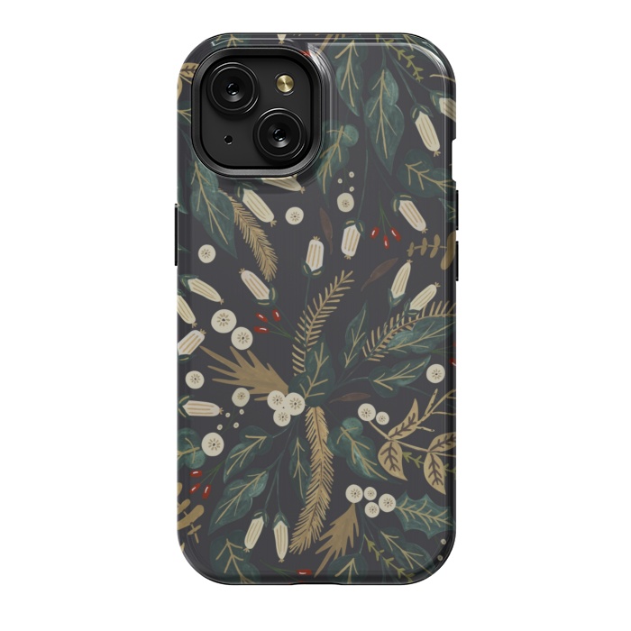 iPhone 15 StrongFit Dark nature holiday by Mmartabc