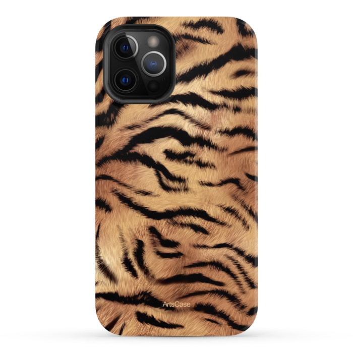 iPhone 12 Pro Max StrongFit Golden Wildcat by ArtsCase