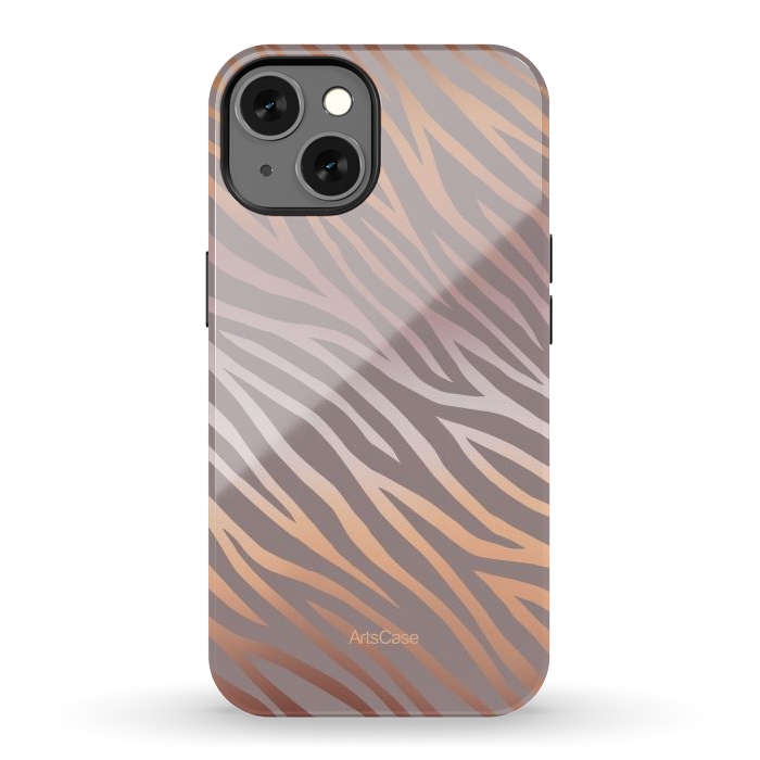 iPhone 13 StrongFit Peel Zebra by ArtsCase