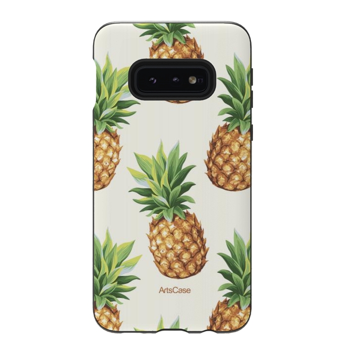 Galaxy S10e StrongFit Fun Pineapple by ArtsCase