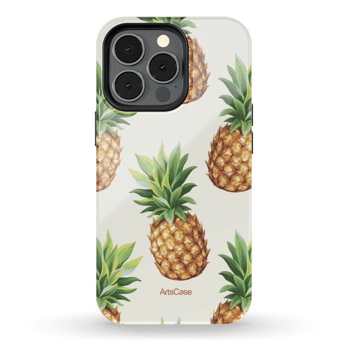 iPhone 13 pro StrongFit Fun Pineapple by ArtsCase