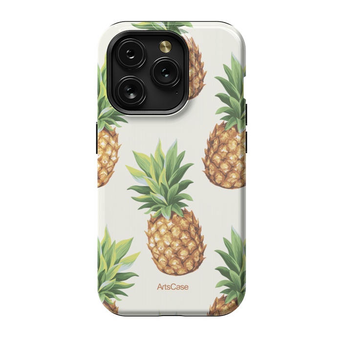 iPhone 15 Pro StrongFit Fun Pineapple by ArtsCase