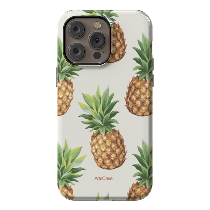 iPhone 14 Pro max StrongFit Fun Pineapple by ArtsCase