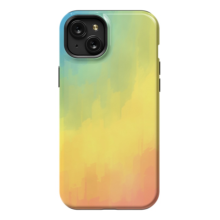 iPhone 15 Plus StrongFit Watercolors Mix by Texnotropio