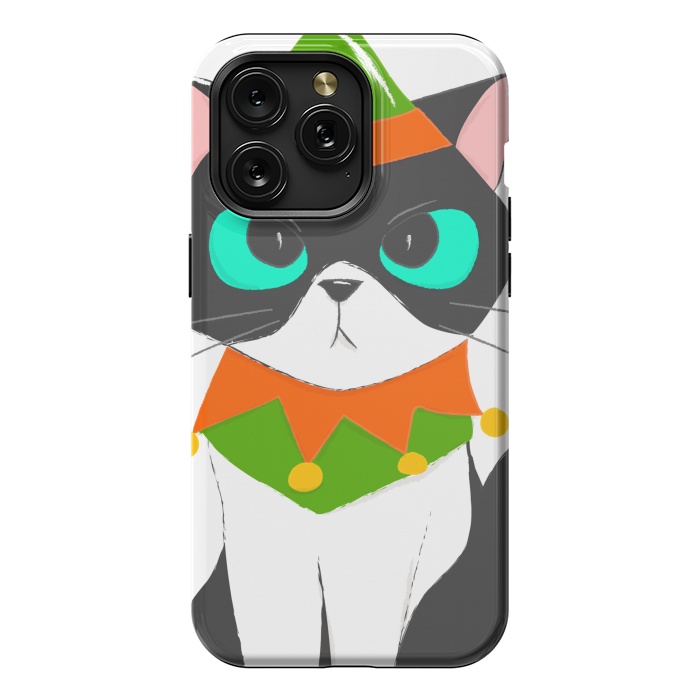 iPhone 15 Pro Max StrongFit funny kitty by haroulita