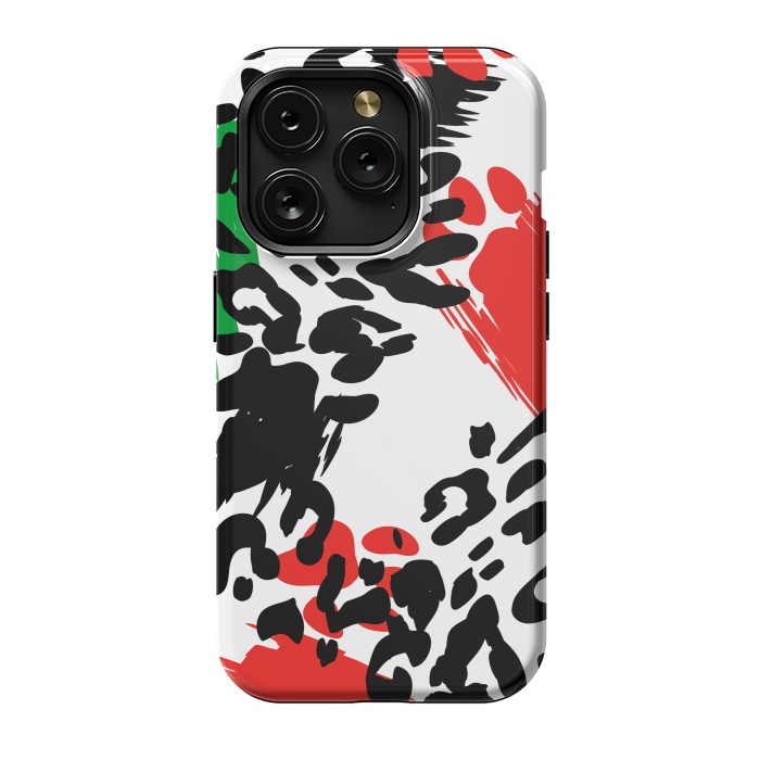 iPhone 15 Pro StrongFit colorful anima print by haroulita