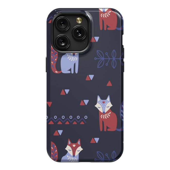 iPhone 15 Pro Max StrongFit cute fox by haroulita