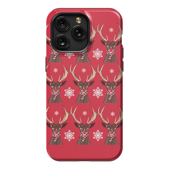 iPhone 15 Pro Max StrongFit Reindeers by Steve Wade (Swade)