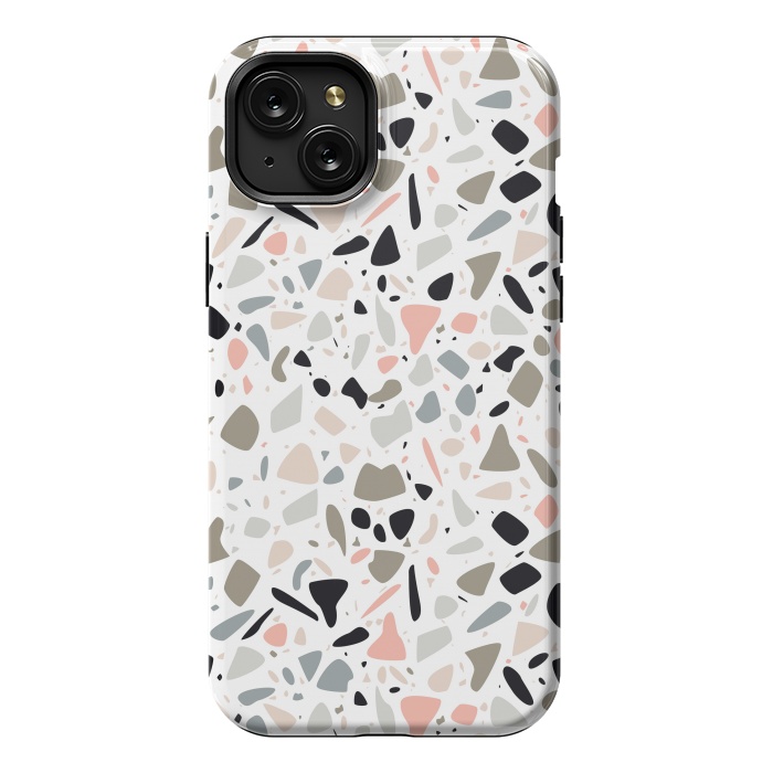 iPhone 15 Plus StrongFit Terrazzo 009 by Jelena Obradovic