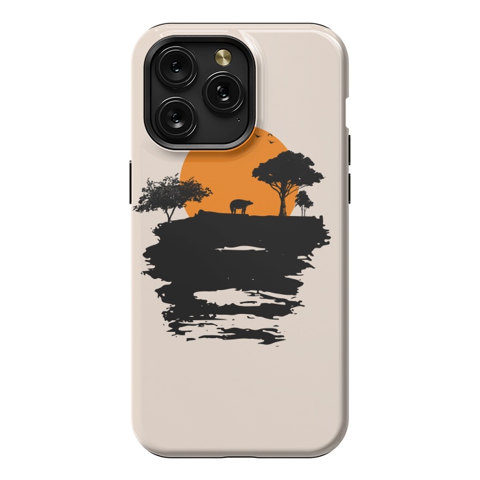 iPhone 15 Pro Max StrongFit Bear Travel on Mountain by Creativeaxle
